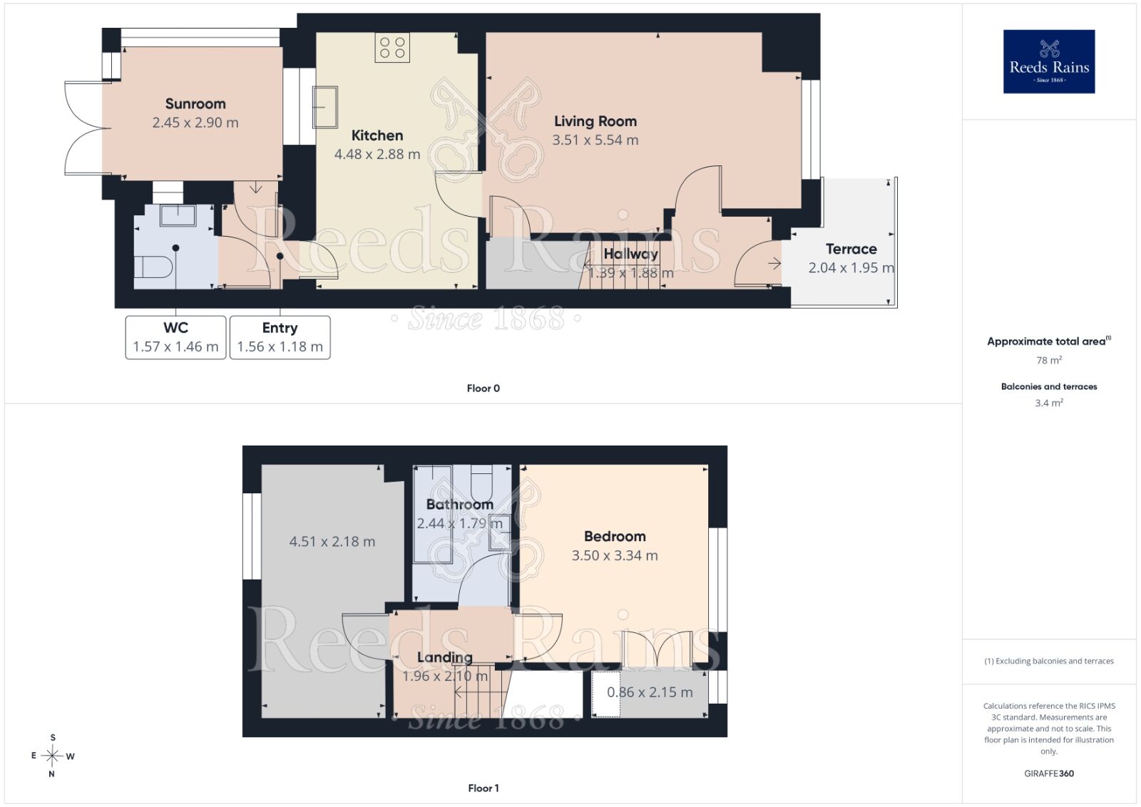 Floorplan of 2 bedroom Semi Detached House for sale, Gorton Road, Stockport, Greater Manchester, SK5