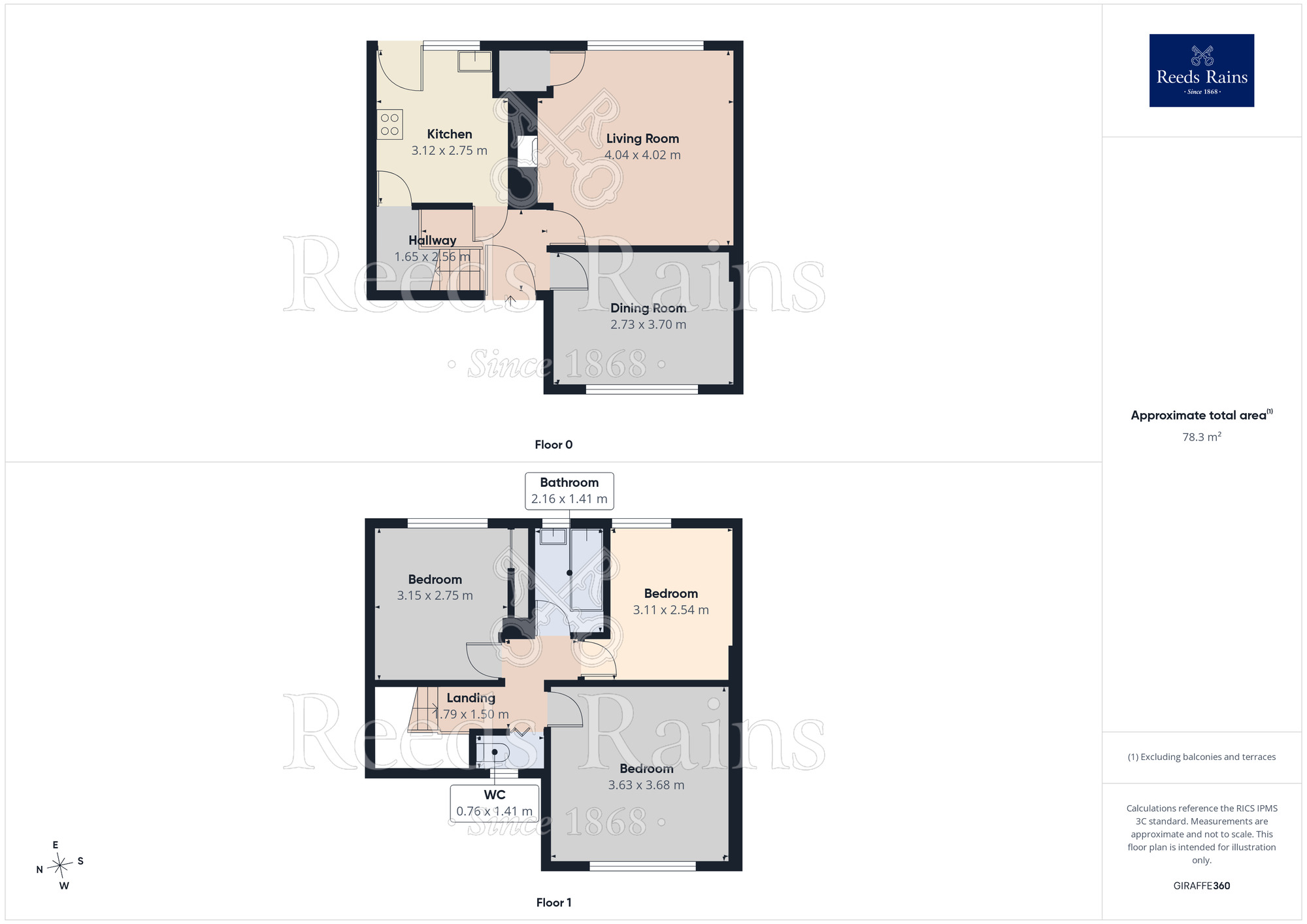 Floorplan of 3 bedroom Semi Detached House for sale, Errwood Road, Manchester, Greater Manchester, M19