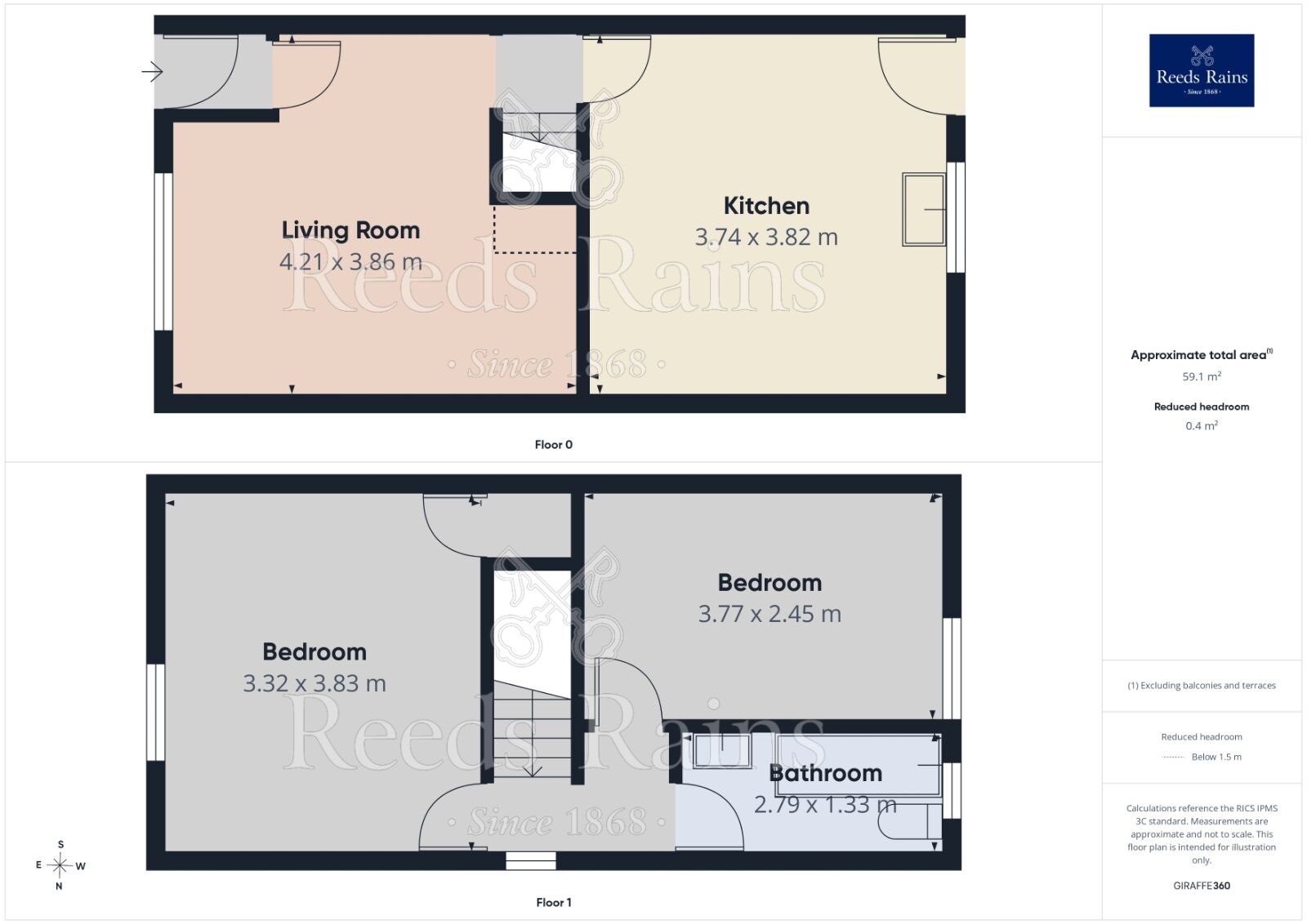 Floorplan of 2 bedroom End Terrace House for sale, Margaret Street, Stockport, Greater Manchester, SK5