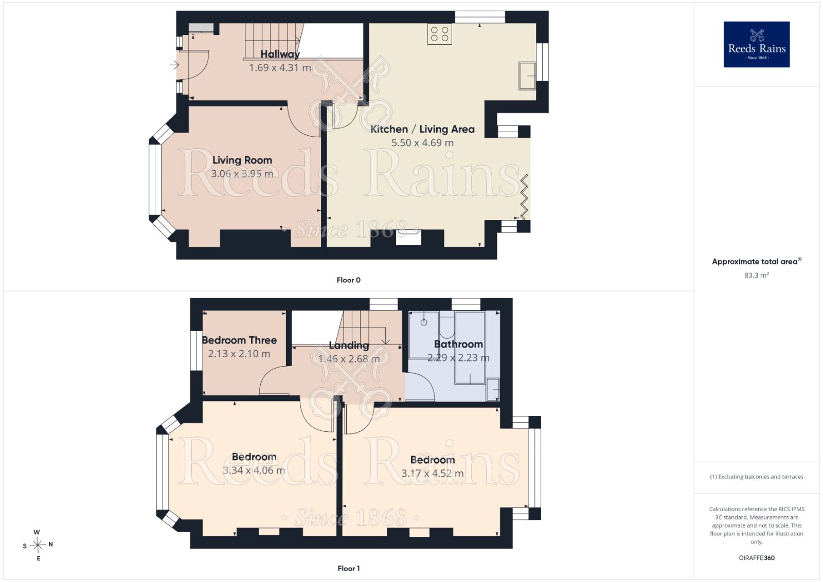 Floorplan of 3 bedroom Semi Detached House for sale, Hyde Road, Manchester, Greater Manchester, M18