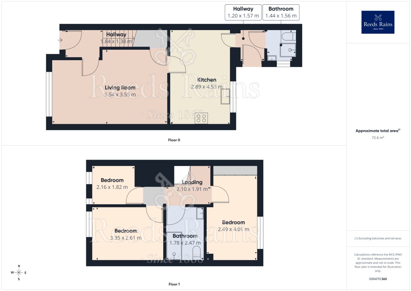 Floorplan of 2 bedroom Mid Terrace House for sale, Gorton Road, Stockport, Greater Manchester, SK5
