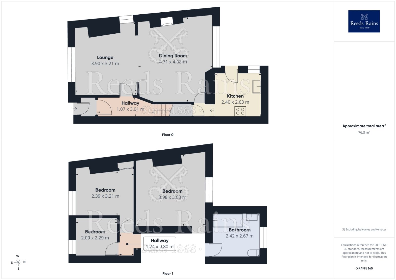 Floorplan of 3 bedroom End Terrace House for sale, Milkwood Grove, Manchester, Greater Manchester, M18