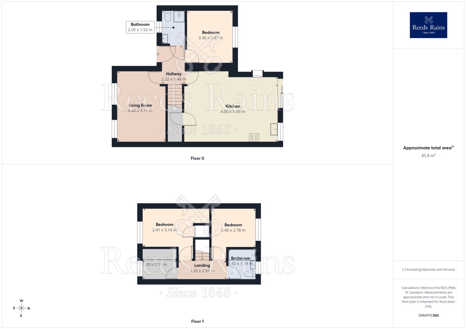 Floorplan of 4 bedroom Semi Detached House for sale, Melland Road, Manchester, Greater Manchester, M18