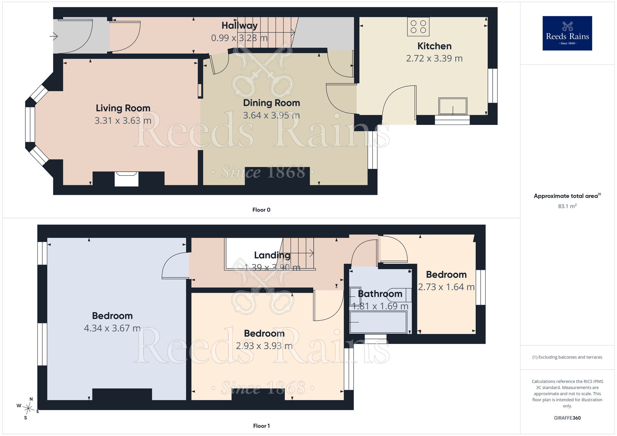 Floorplan of 3 bedroom Mid Terrace House for sale, Jetson Street, Manchester, Greater Manchester, M18