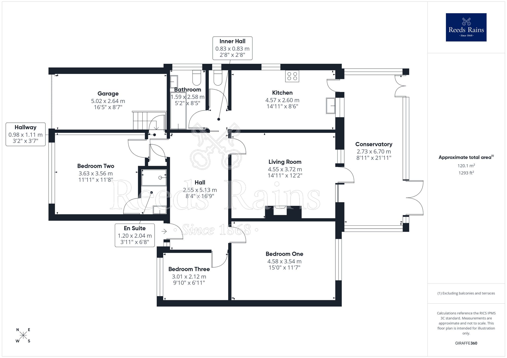 Floorplan of 3 bedroom Semi Detached Bungalow for sale, Ffordd Ffynnon, Prestatyn, Denbighshire, LL19