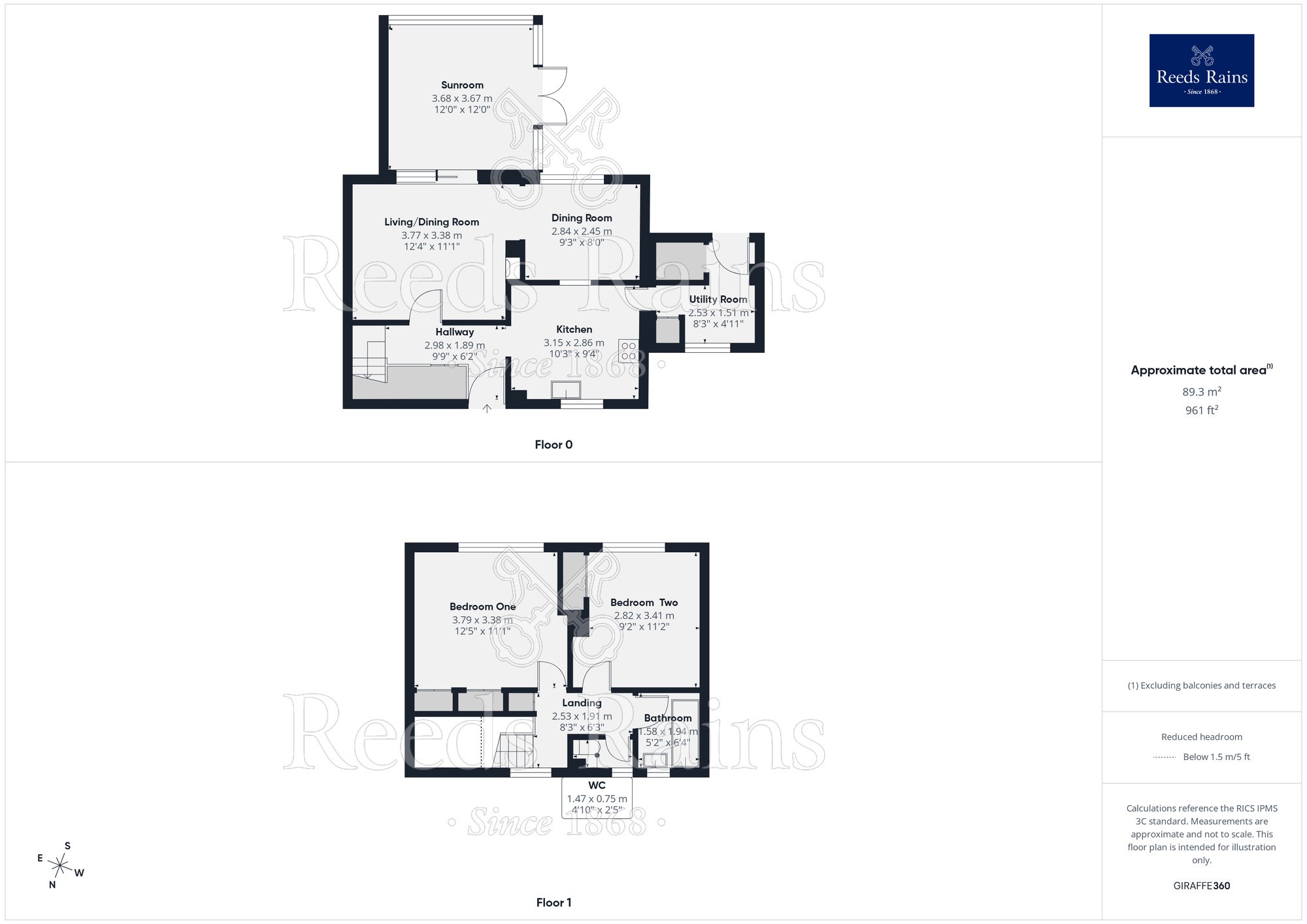 Floorplan of 2 bedroom Semi Detached House to rent, Artillery Row, Bodelwyddan, Denbighshire, LL18
