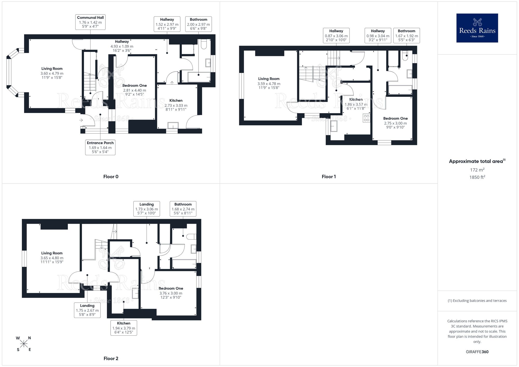 Floorplan of 3 bedroom End Terrace House for sale, Victoria Avenue, Rhyl, Denbighshire, LL18