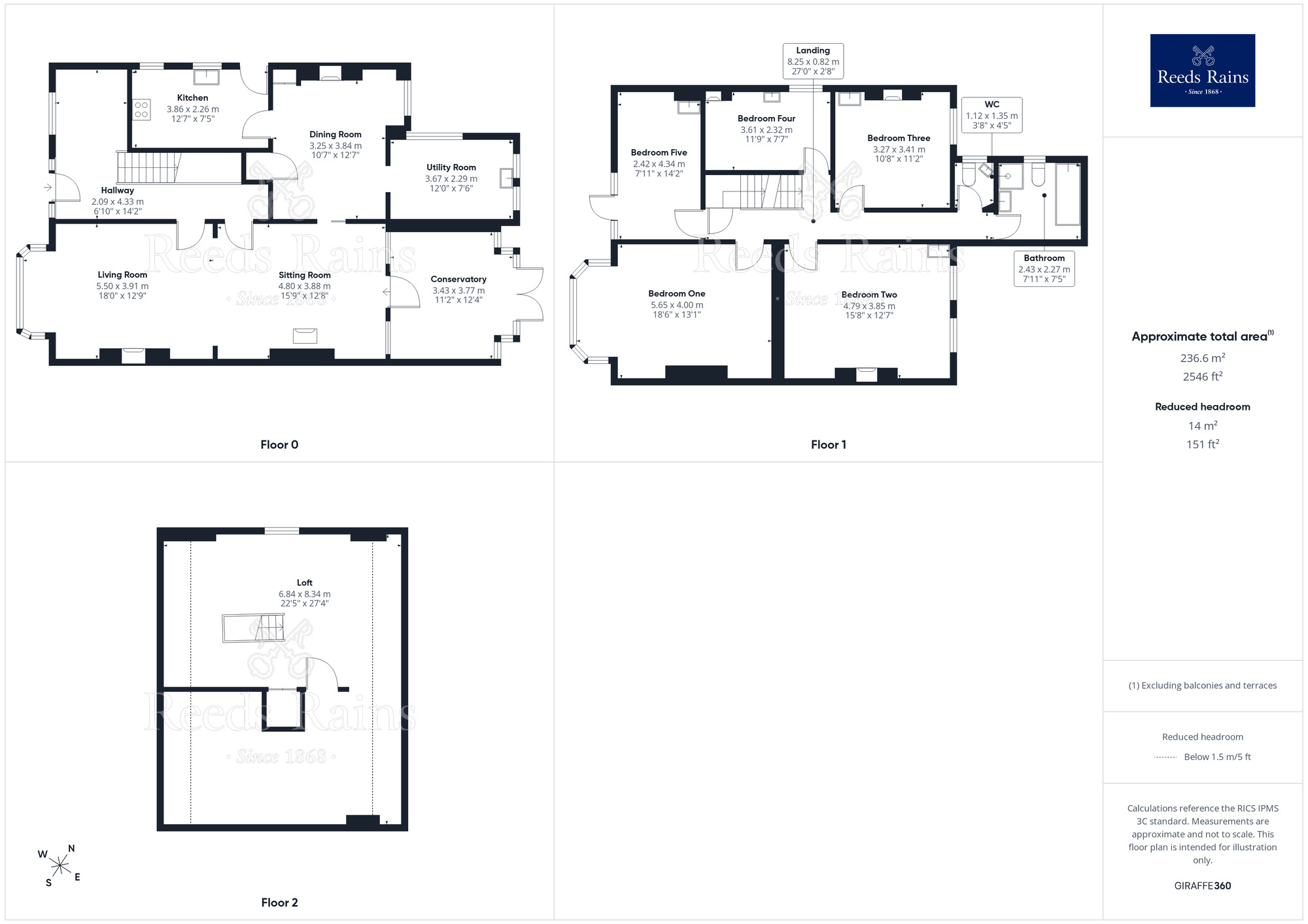 Floorplan of 5 bedroom Semi Detached House for sale, Palace Avenue, Rhyl, Denbighshire, LL18