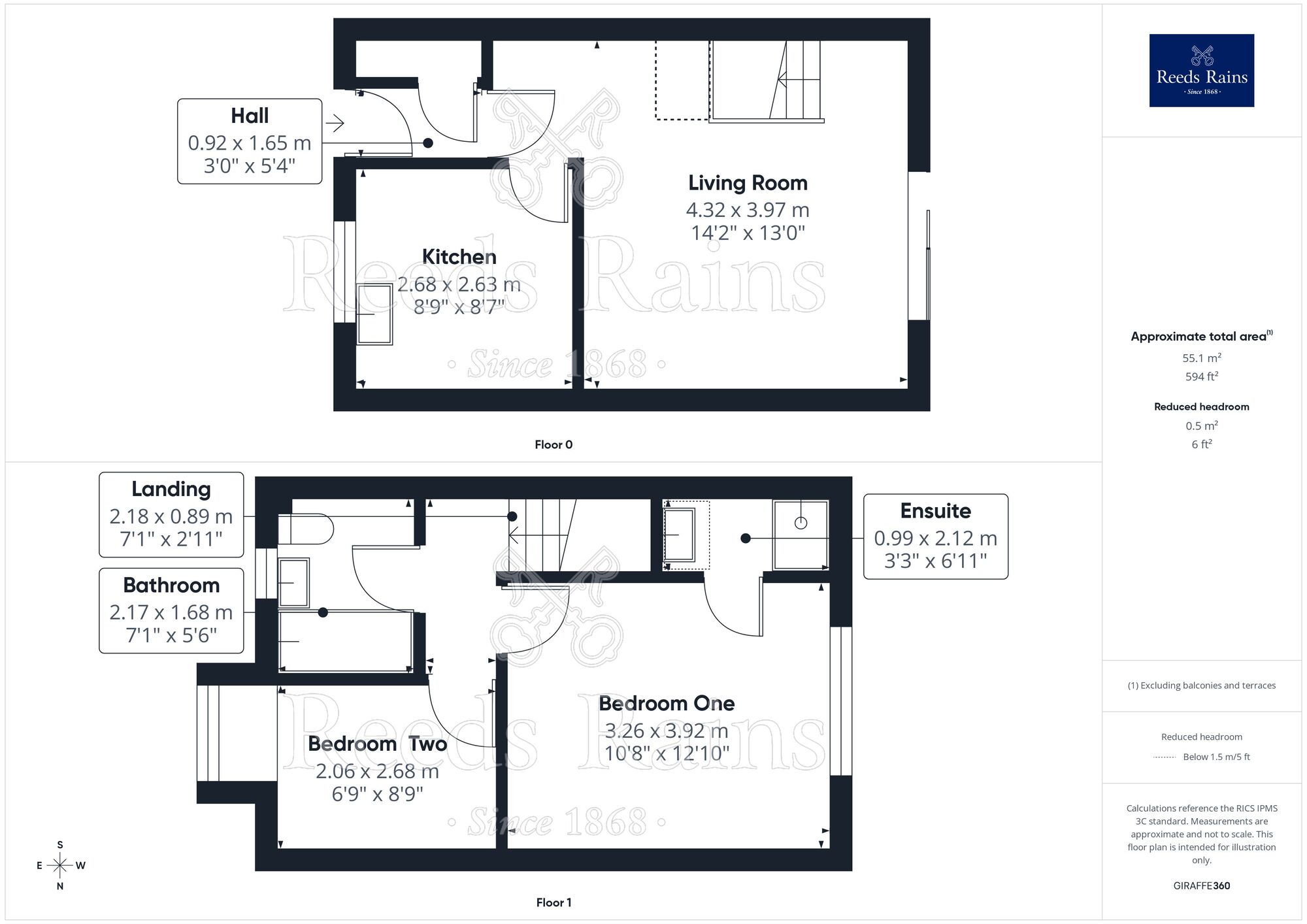Floorplan of 2 bedroom Semi Detached House for sale, Foel Park, Dyserth, Denbighshire, LL18