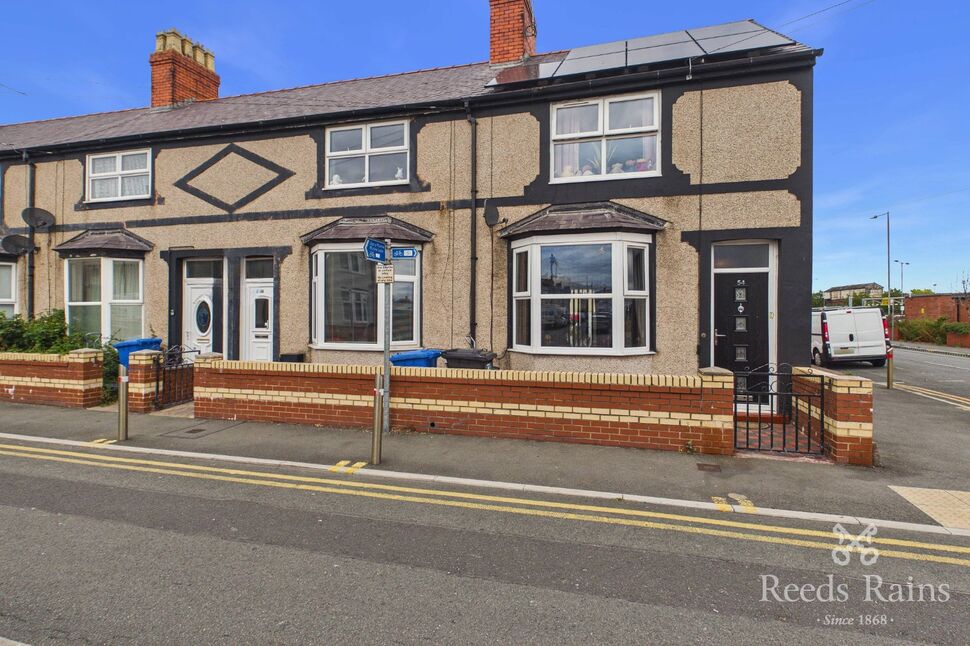 Main image of 2 bedroom End Terrace House for sale, Ffynnongroew Road, Rhyl, Denbighshire, LL18