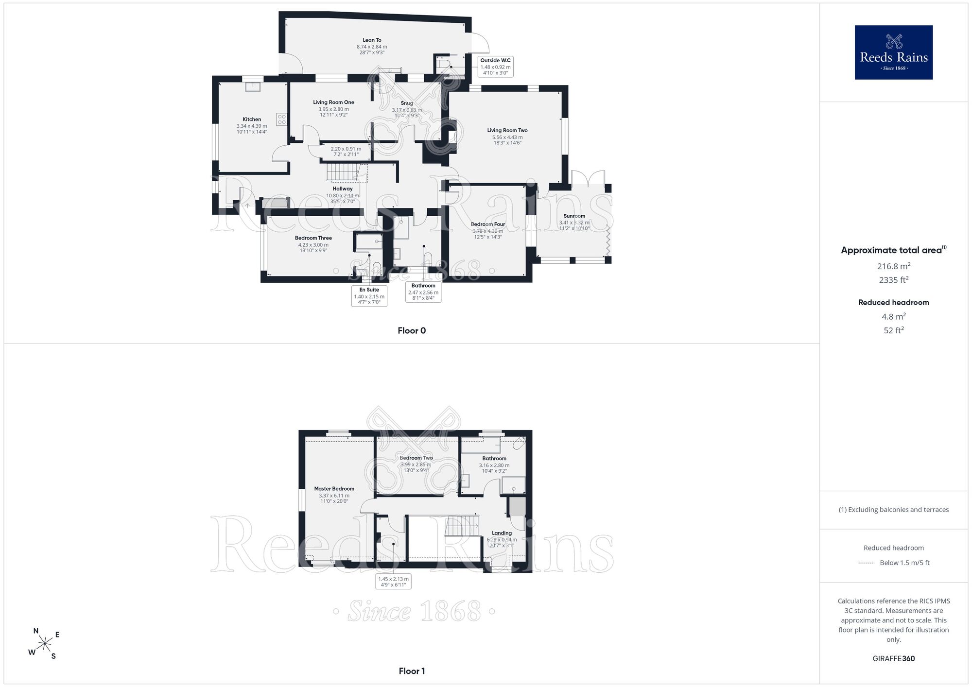 Floorplan of 4 bedroom Detached House for sale, Crugan Avenue, Kinmel Bay, Conwy, LL18