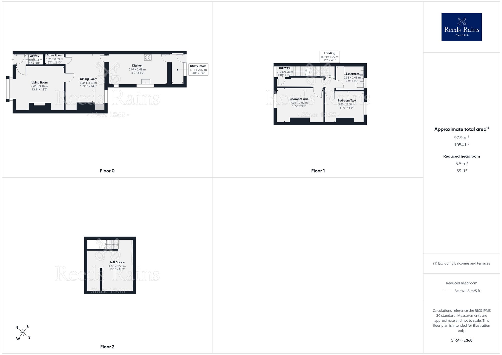 Floorplan of 2 bedroom End Terrace House to rent, Council Terrace, Victoria Road, Denbighshire, LL18