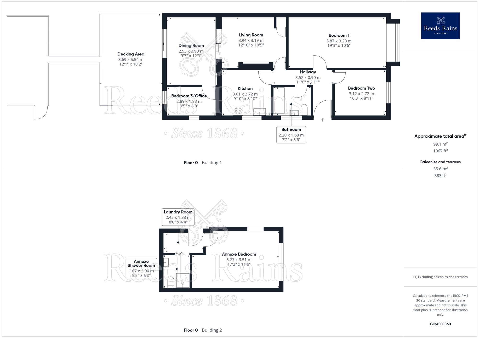 Floorplan of 3 bedroom Semi Detached Bungalow for sale, Gelli For, Rhyl, Denbighshire, LL18