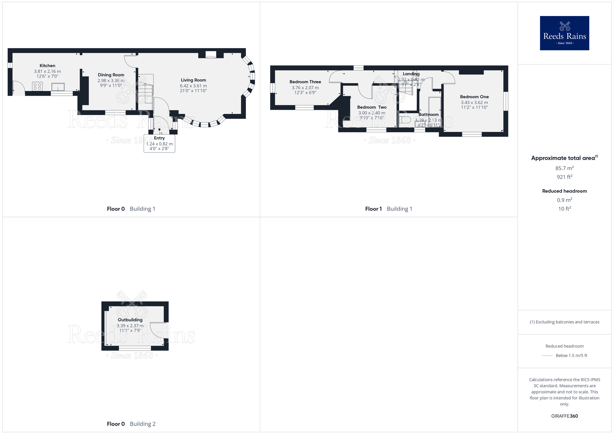 Floorplan of 3 bedroom End Terrace House for sale, Marsh Road, Rhyl, Denbighshire, LL18