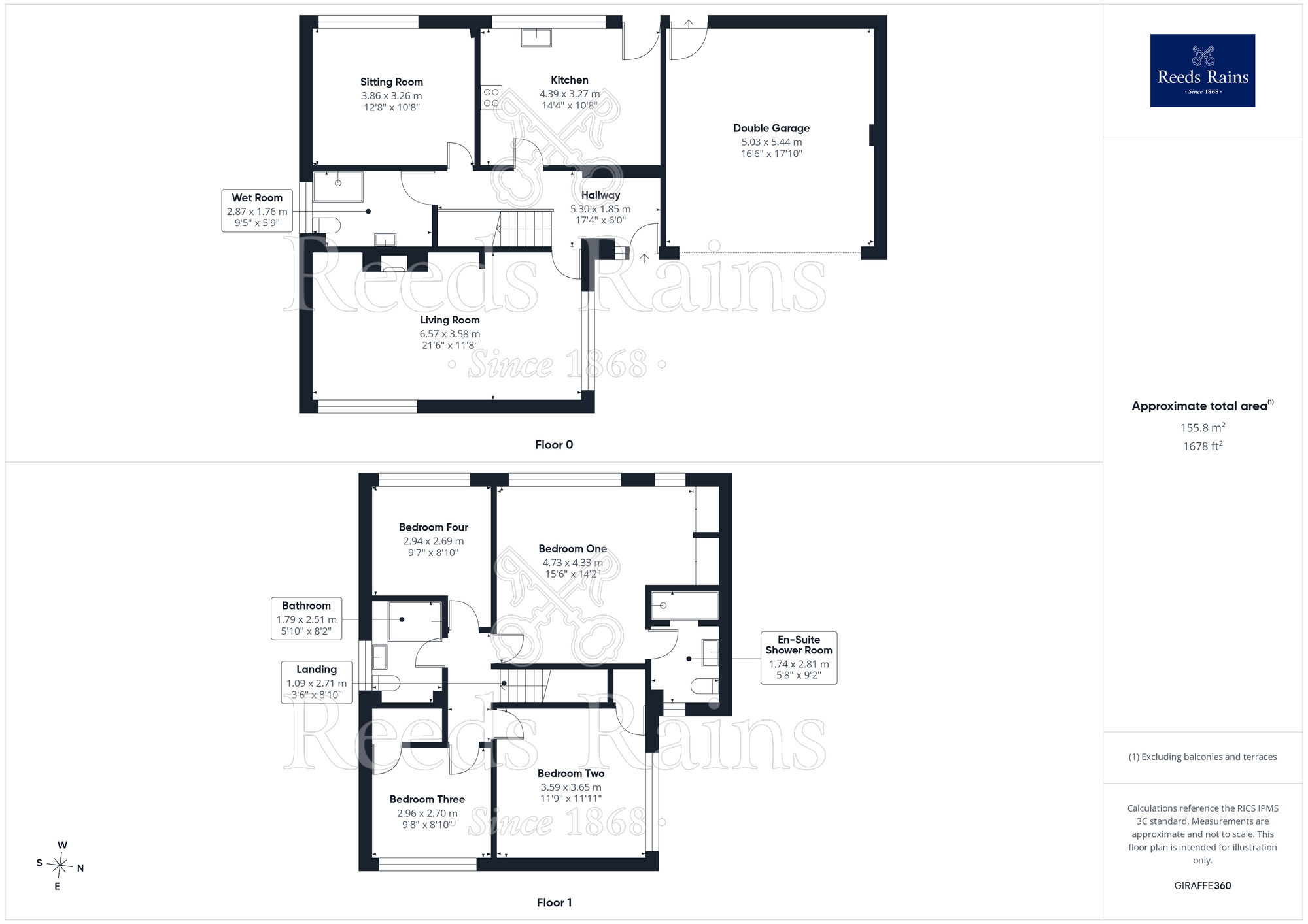 Floorplan of 4 bedroom Detached House for sale, Sea Road, Abergele, Conwy, LL22