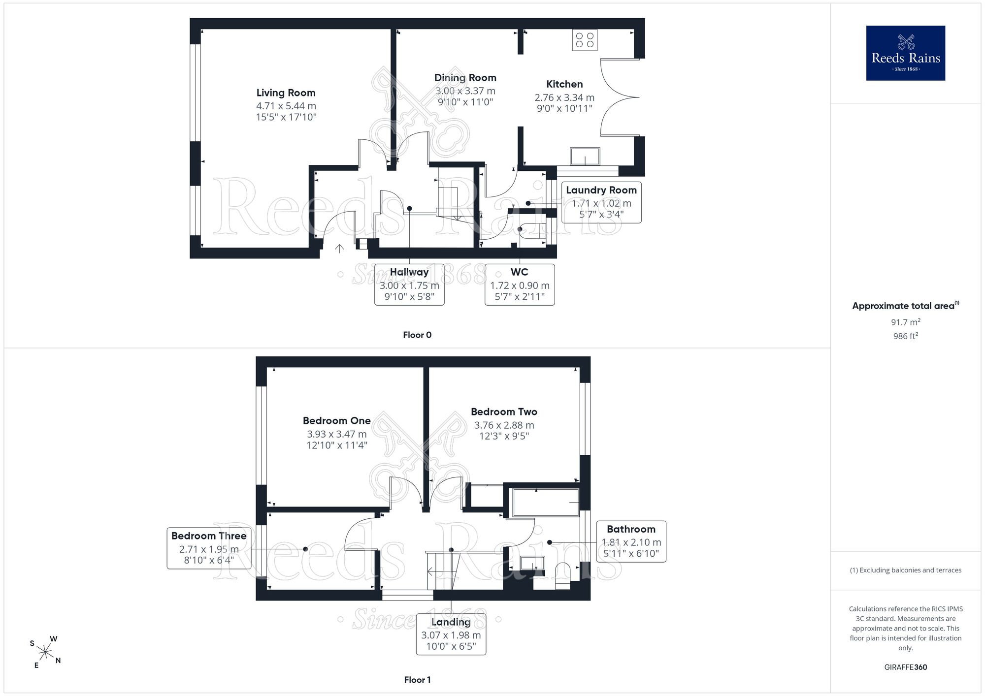 Floorplan of 3 bedroom Link Detached House for sale, Bryn Avenue, Kinmel Bay, Conwy, LL18