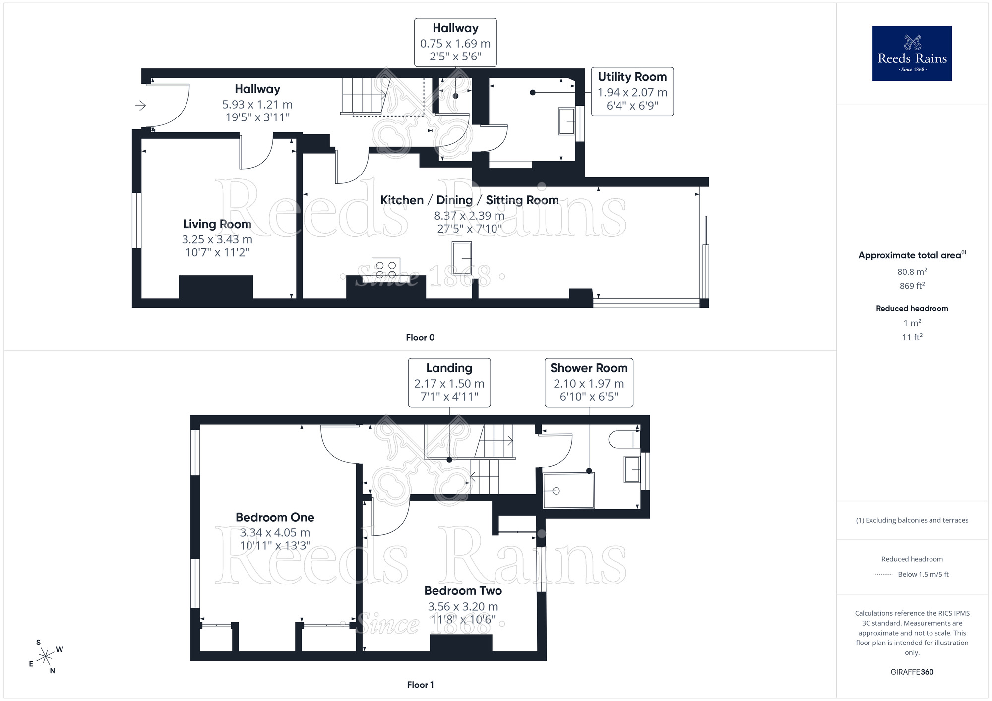 Floorplan of 2 bedroom Mid Terrace House for sale, Greenfield Street, Rhyl, Denbighshire, LL18