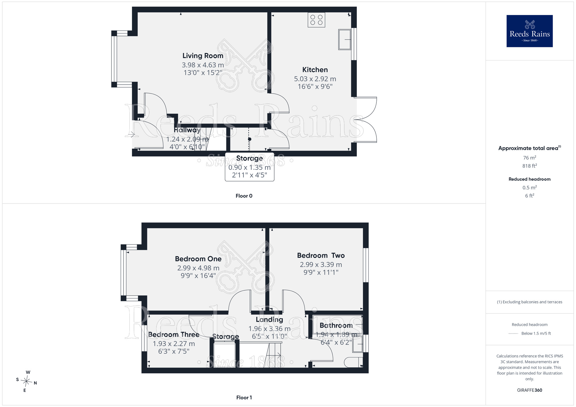 Floorplan of 3 bedroom Semi Detached House to rent, Hyde Park, Kinmel Bay, Conwy, LL18
