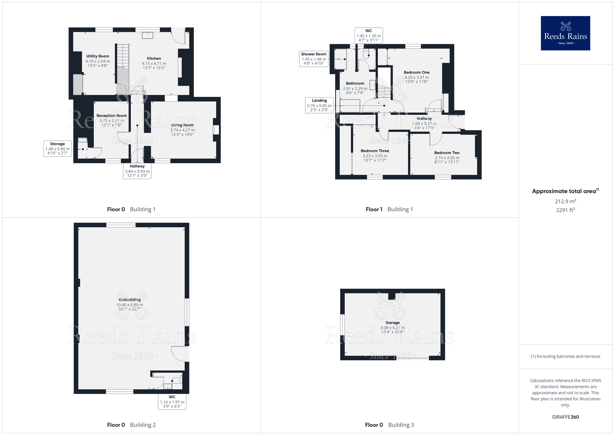 Floorplan of 3 bedroom Mid Terrace House for sale, High Street, St. Asaph, Denbighshire, LL17