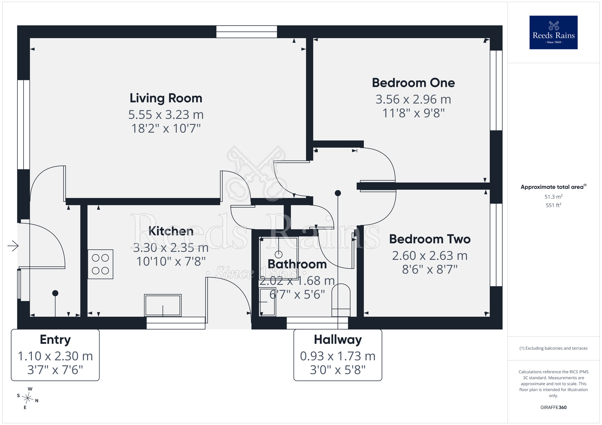 Floorplan of 2 bedroom Detached Bungalow to rent, Llys Dewi, Rhyl, Denbighshire, LL18
