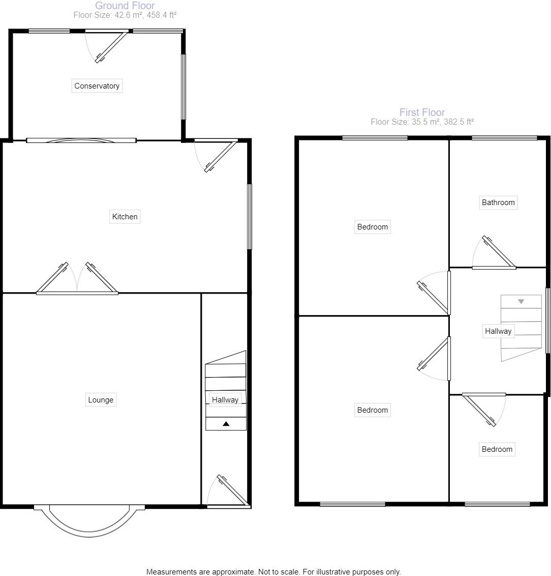 Floorplan of 3 bedroom Detached House to rent, Churchfield Croft, Rothwell, West Yorkshire, LS26