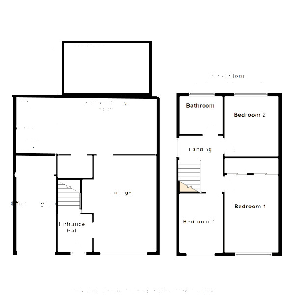 Floorplan of 3 bedroom Detached House for sale, Hawthorn Grove, Rothwell, West Yorkshire, LS26