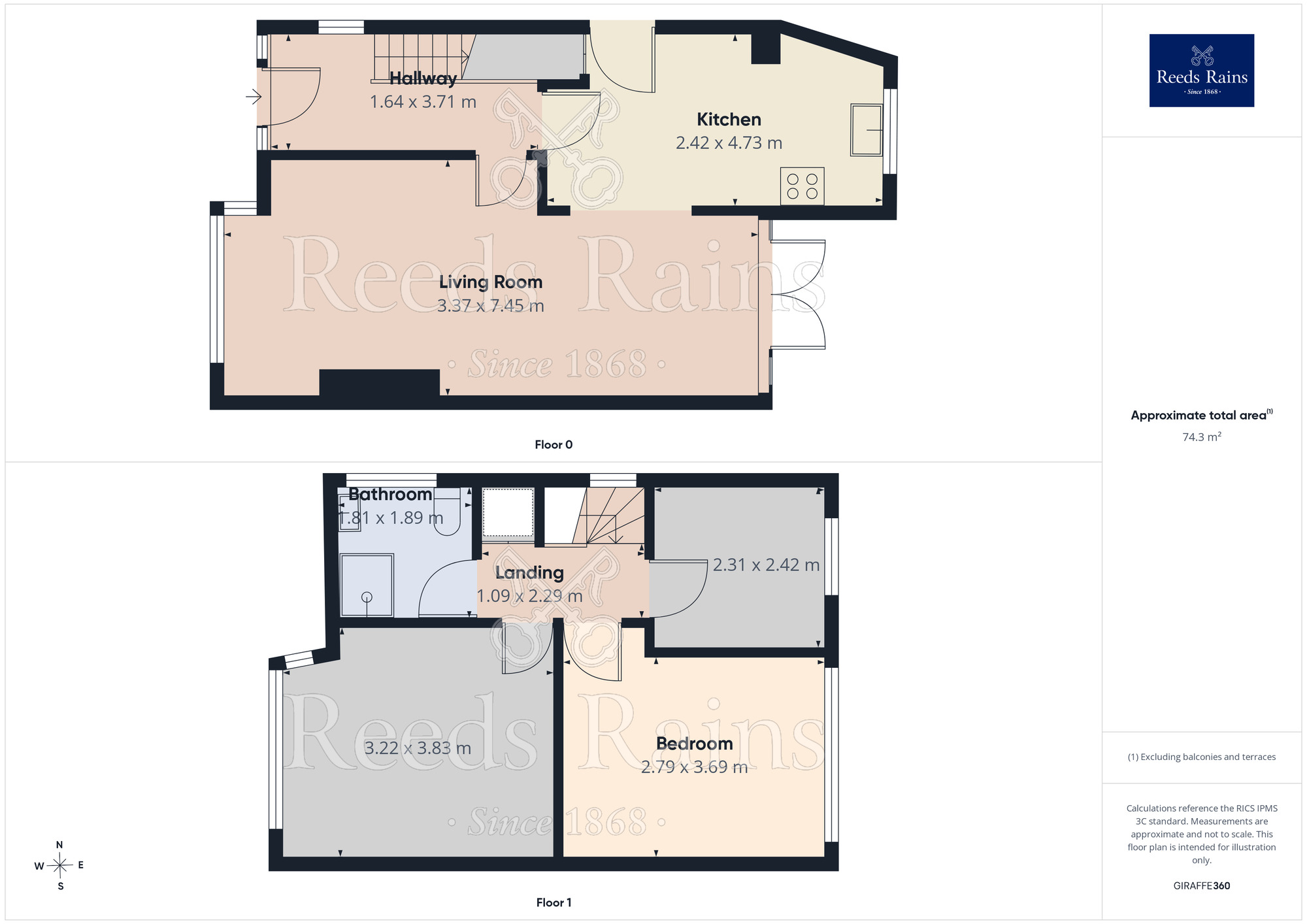 Floorplan of 3 bedroom Semi Detached House to rent, Lynwood Avenue, Woodlesford, West Yorkshire, LS26