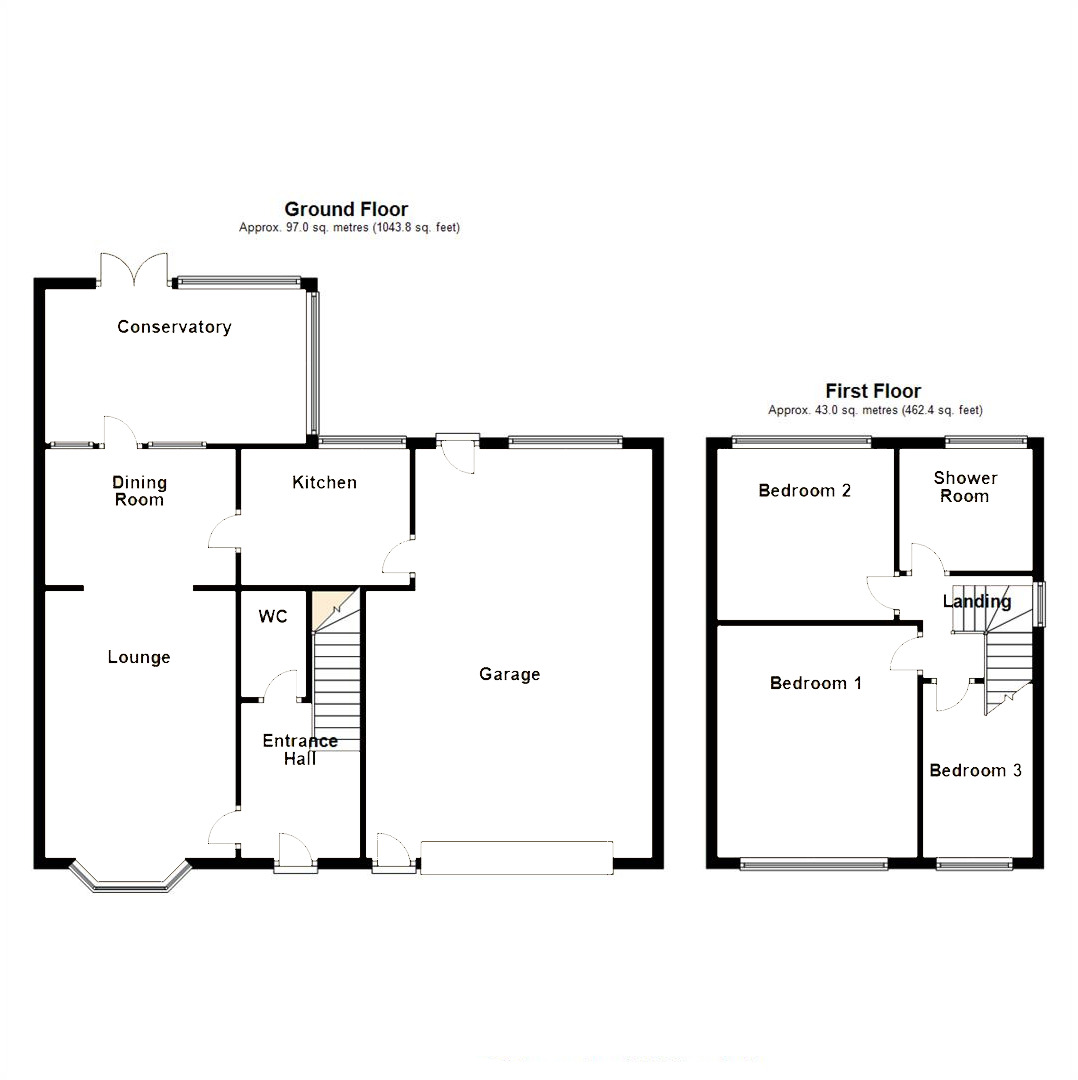 Floorplan of Detached House for sale, Eastfield Crescent, Woodlesford, West Yorkshire, LS26