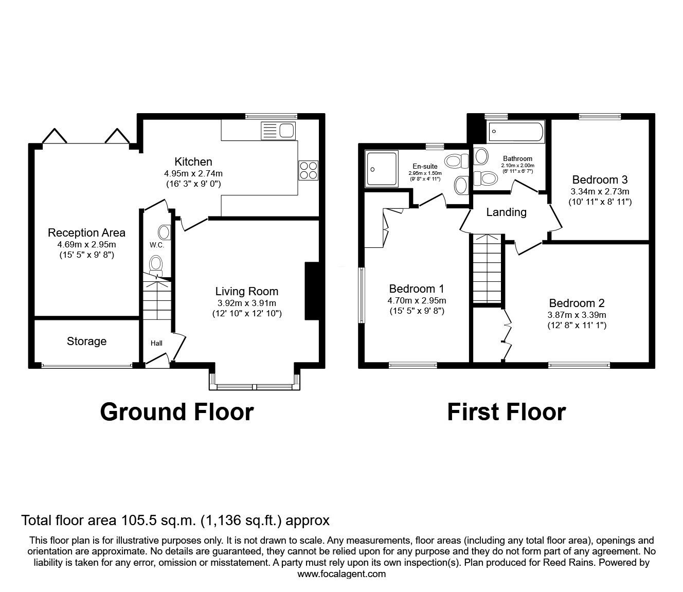 Floorplan of 3 bedroom Semi Detached House for sale, St. Christophers Avenue, Rothwell, West Yorkshire, LS26