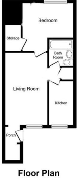 Floorplan of 1 bedroom  Flat for sale, Ledbury Grove, Leeds, West Yorkshire, LS10