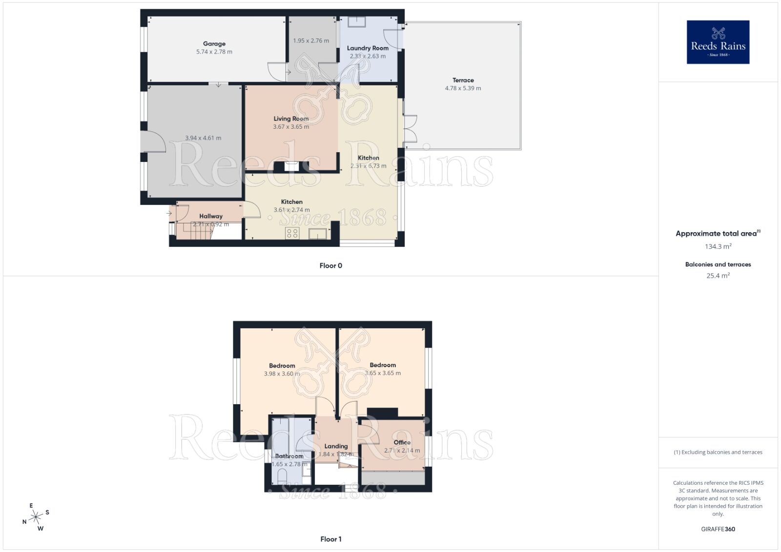 Floorplan of 3 bedroom Detached House for sale, Robertsgate, Lofthouse, West Yorkshire, WF3