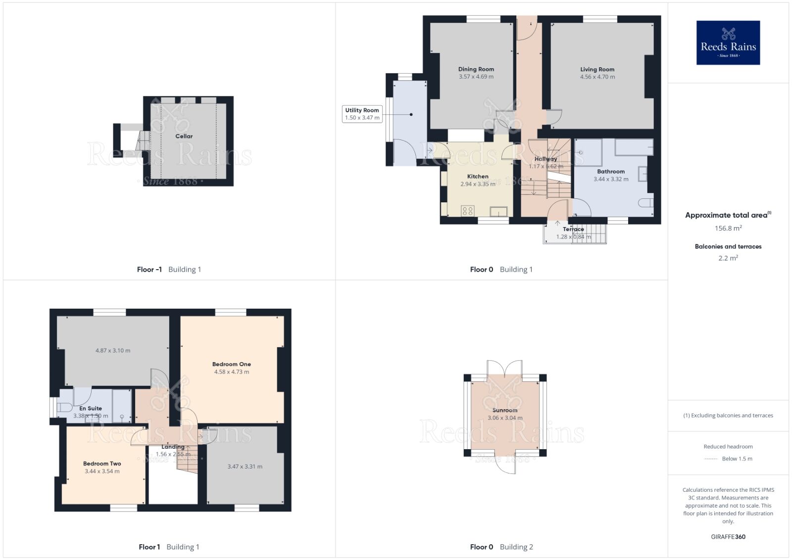 Floorplan of 4 bedroom Detached House for sale, Wood Row, Methley, West Yorkshire, LS26