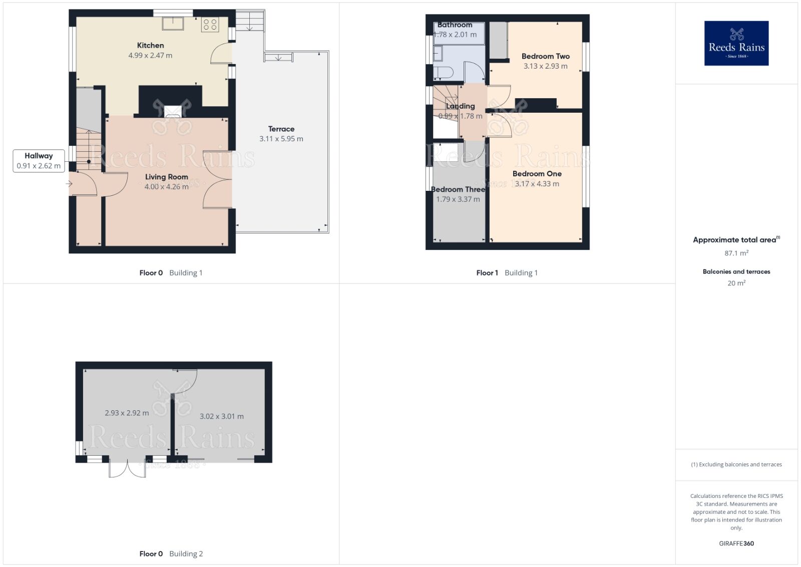 Floorplan of 3 bedroom Semi Detached House for sale, Winthorpe Avenue, Thorpe, West Yorkshire, WF3