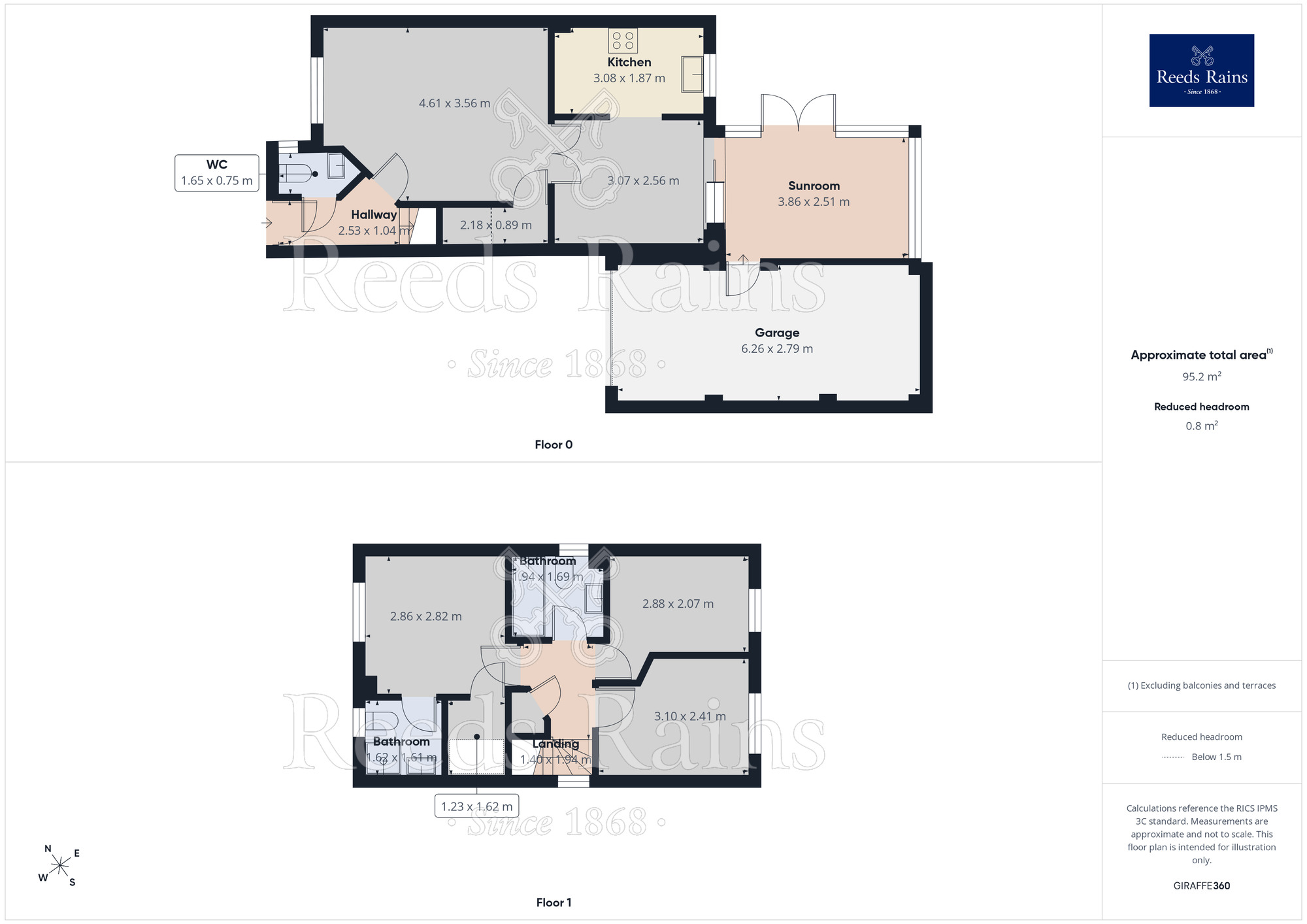 Floorplan of 3 bedroom Detached House to rent, Fenton Avenue, Woodlesford, West Yorkshire, LS26