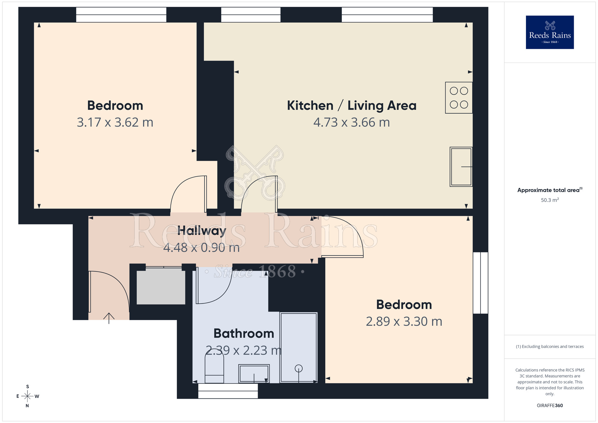 Floorplan of 2 bedroom Flat to rent, Church Lane, Swillington, West Yorkshire, LS26