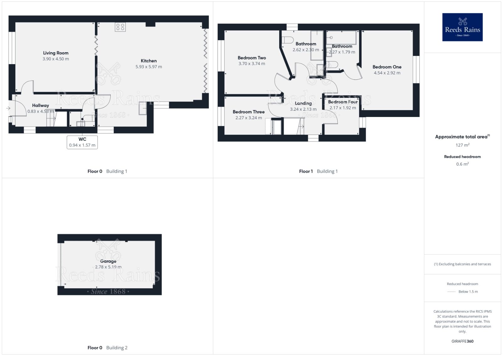 Floorplan of 4 bedroom Detached House for sale, Fairfield Gardens, Rothwell, LS26