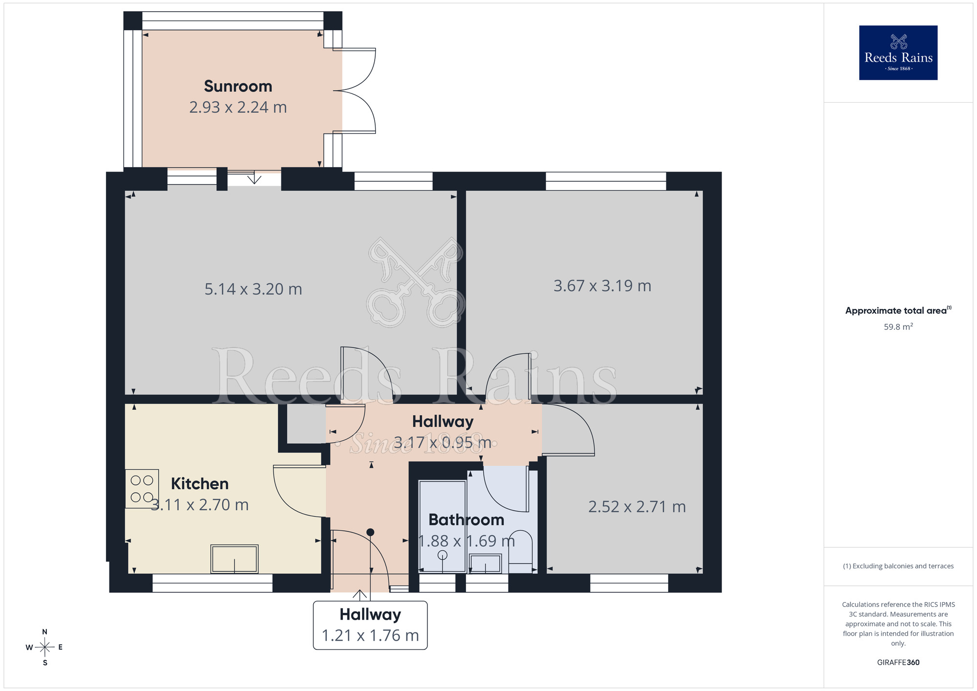 Floorplan of 2 bedroom Detached House to rent, Lower Mickletown, Methley, West Yorkshire, LS26