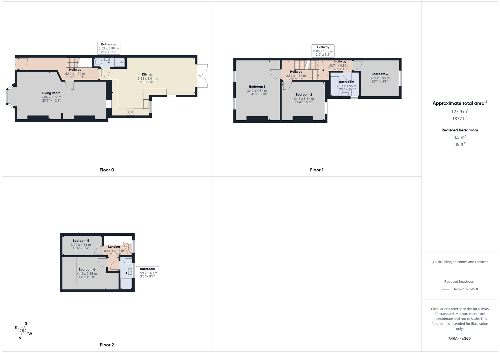 Floorplan of 5 bedroom Mid Terrace House to rent, Daisy Road, London, E18