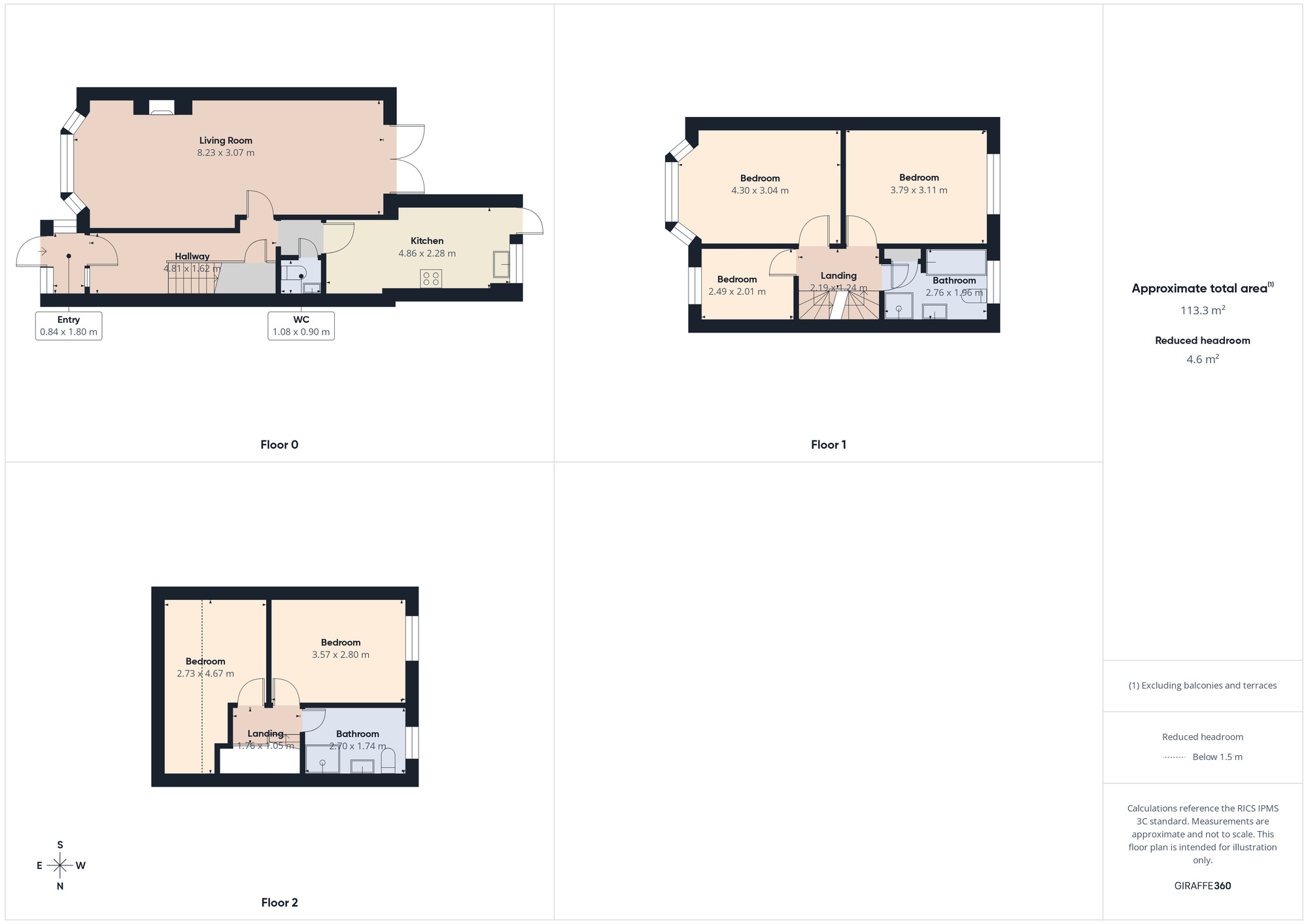 Floorplan of 5 bedroom Mid Terrace House for sale, Rainsford Way, Hornchurch, RM12