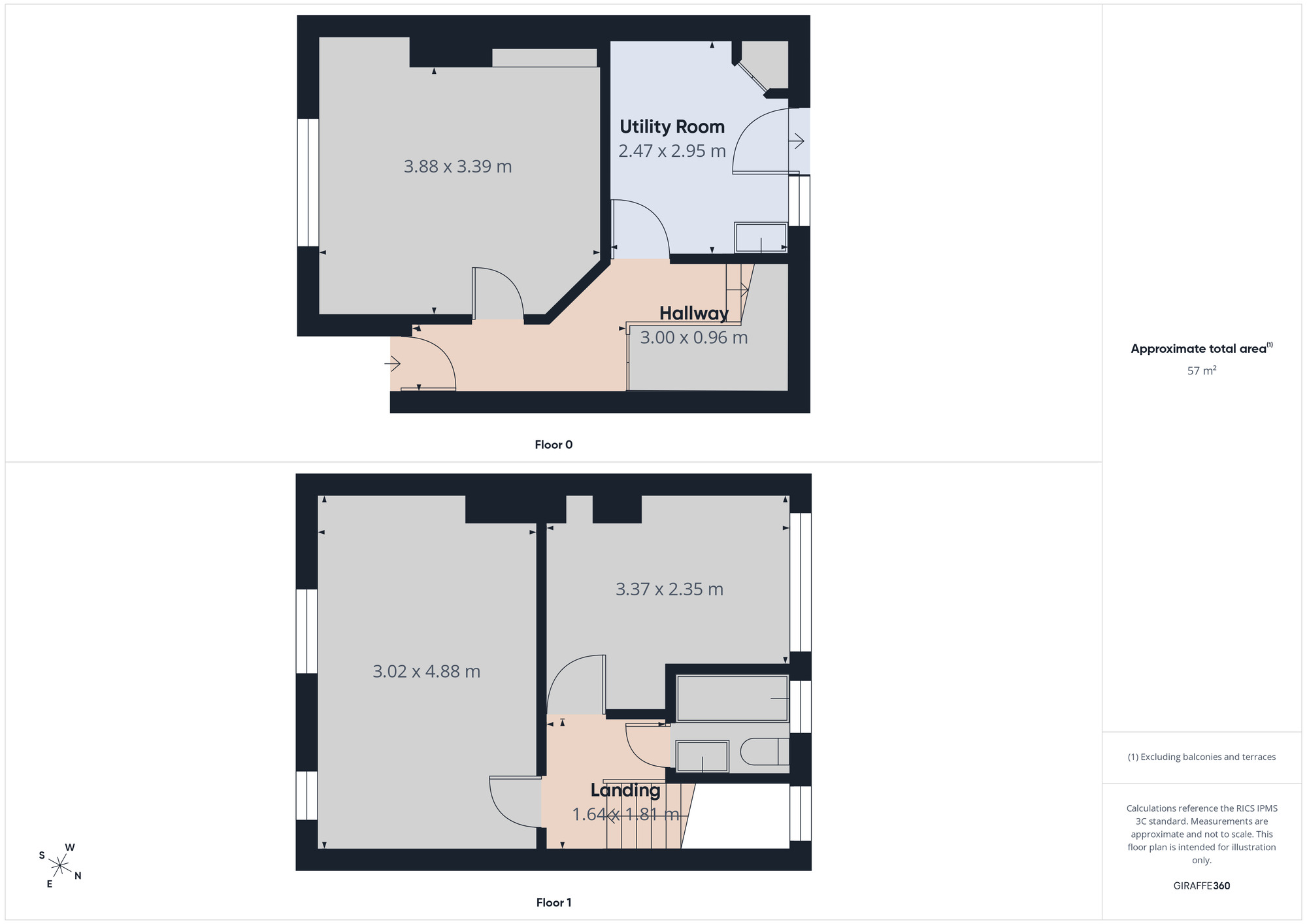 Floorplan of 2 bedroom Mid Terrace House to rent, Maxey Road, Dagenham, RM9
