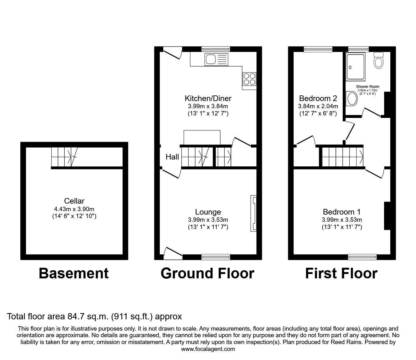 2 bedroom Mid Terrace House for sale, St. Stephens Road, Rotherham, S65