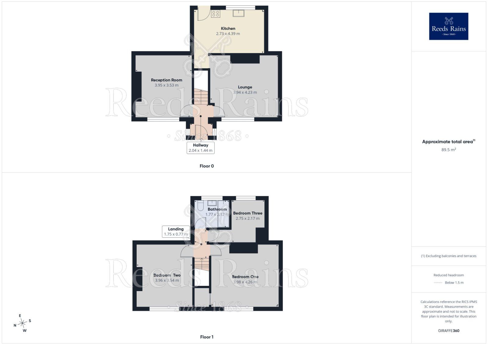 Floorplan of 3 bedroom Mid Terrace House for sale, Park Lane, Thrybergh, South Yorkshire, S65