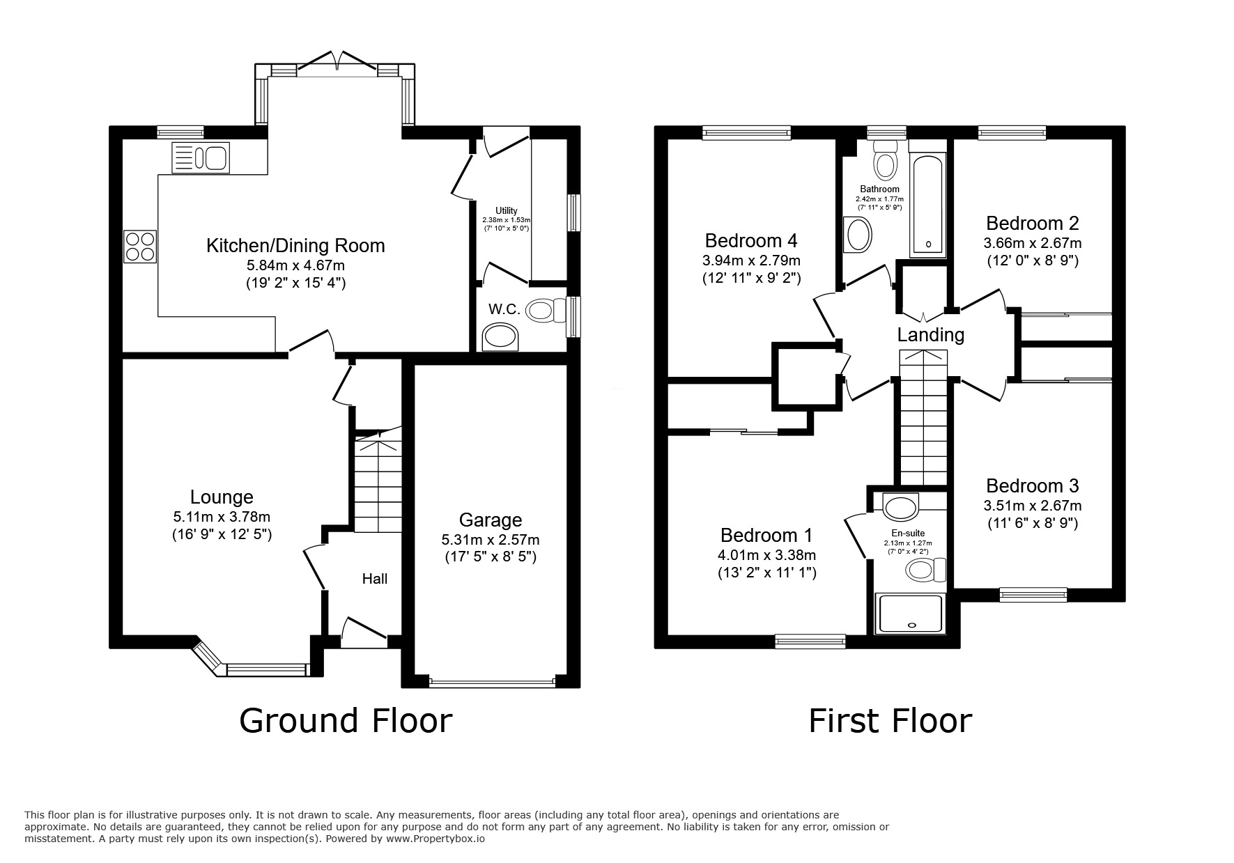 Floorplan of 4 bedroom Detached House for sale, Goodison Road, Brampton Bierlow, South Yorkshire, S63