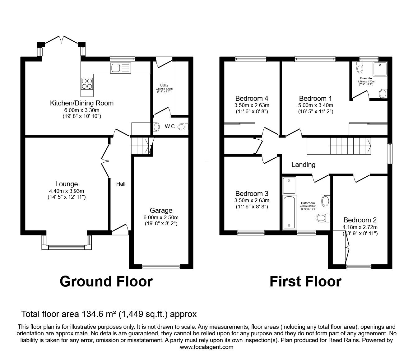 Floorplan of 4 bedroom Detached House for sale, Cressbrook Road, Waverley, South Yorkshire, S60