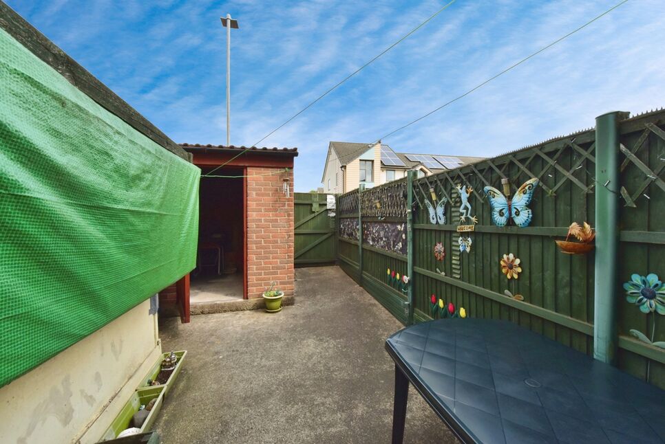 Rear porch