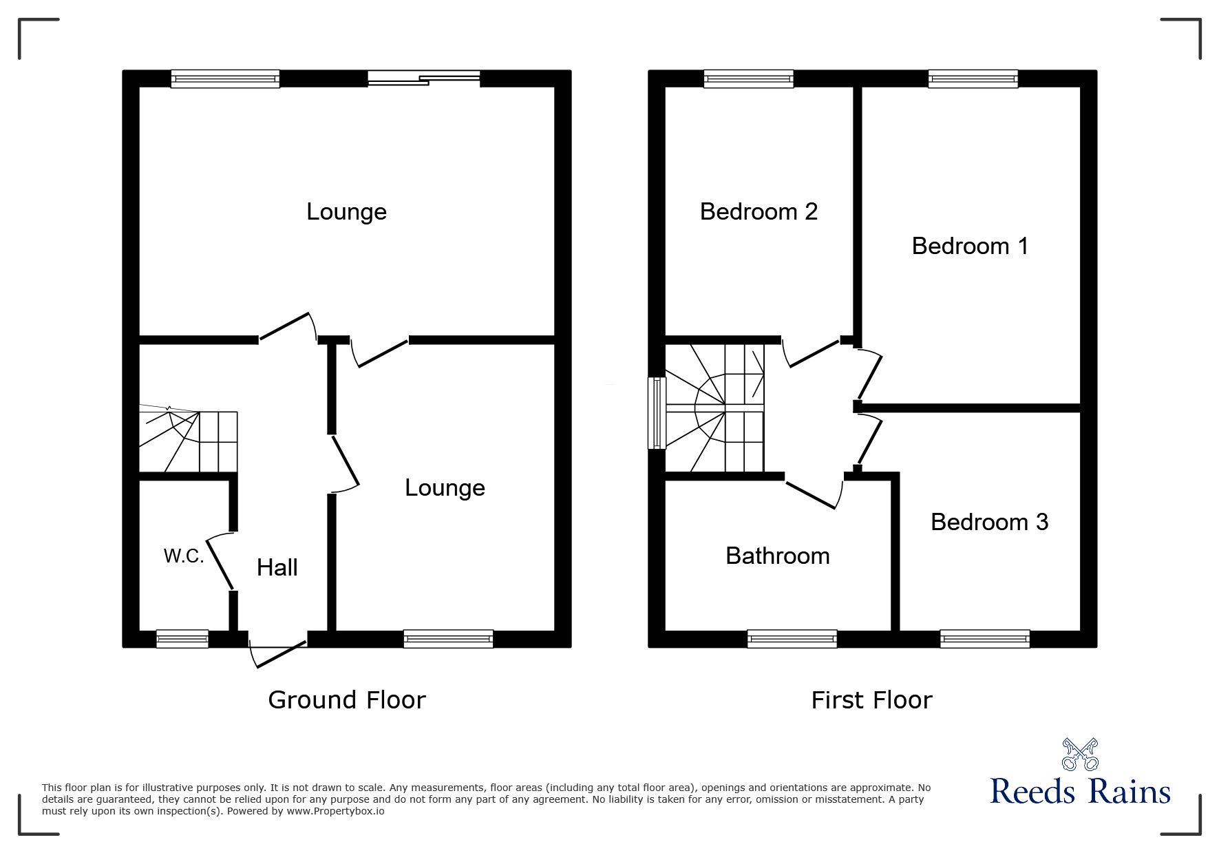 Floorplan of 3 bedroom Mid Terrace House for sale, Greystones Road, Whiston, South Yorkshire, S60