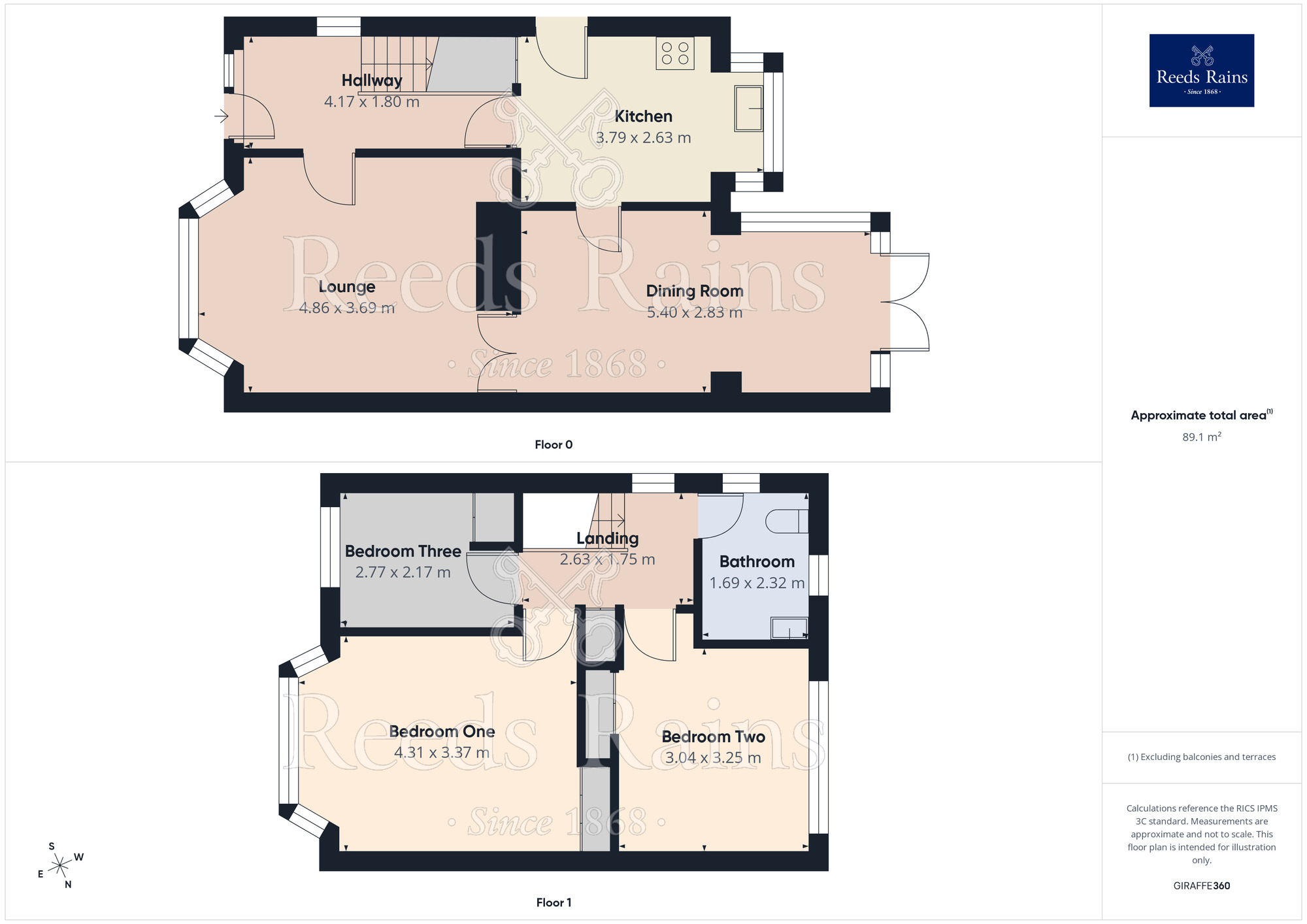 Floorplan of 3 bedroom Semi Detached House for sale, Dovedale Road, Rotherham, South Yorkshire, S65