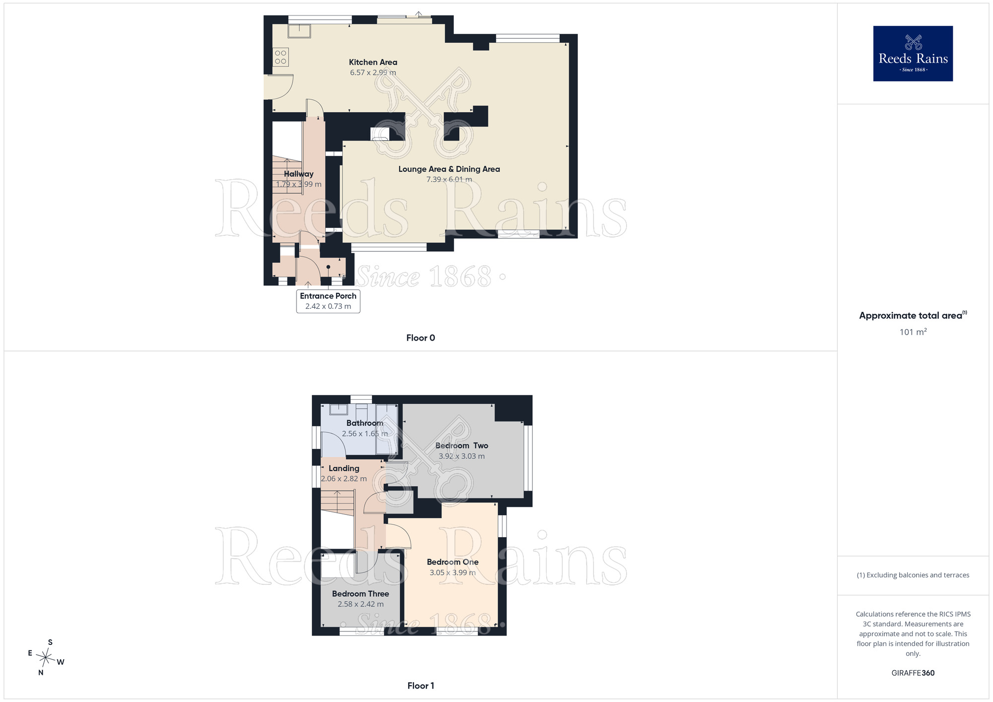 Floorplan of 3 bedroom Detached House for sale, Willowgarth Avenue, Brinsworth, South Yorkshire, S60