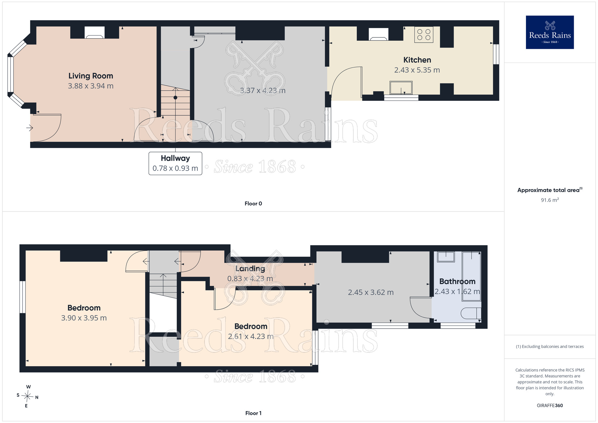Floorplan of 3 bedroom Mid Terrace House for sale, Terrace Road, Parkgate, South Yorkshire, S62