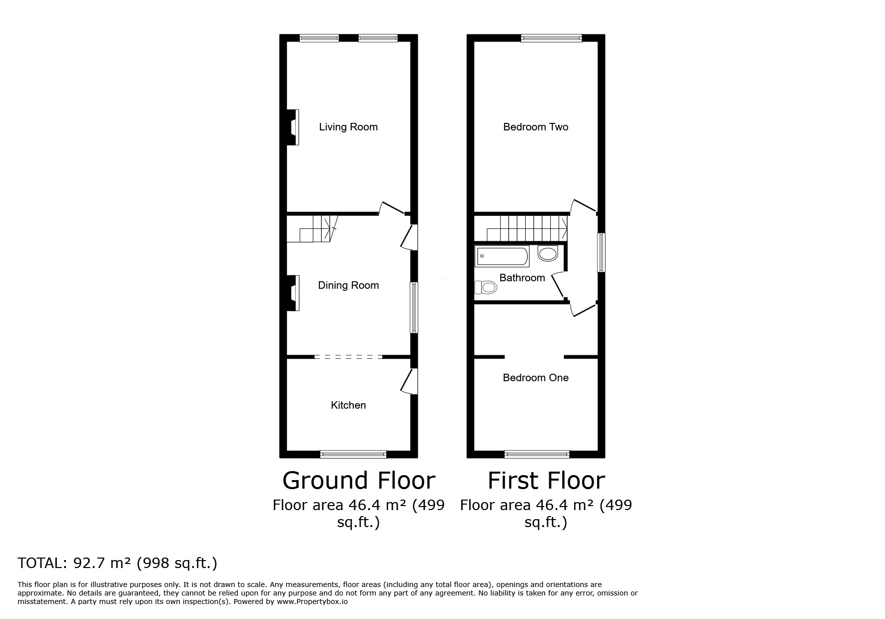 Floorplan of 2 bedroom Semi Detached House to rent, 0 Regina Tram Road, Rye Harbour, East Sussex, TN31